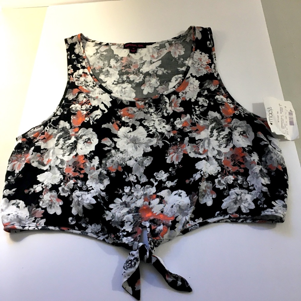 Material girl crop top